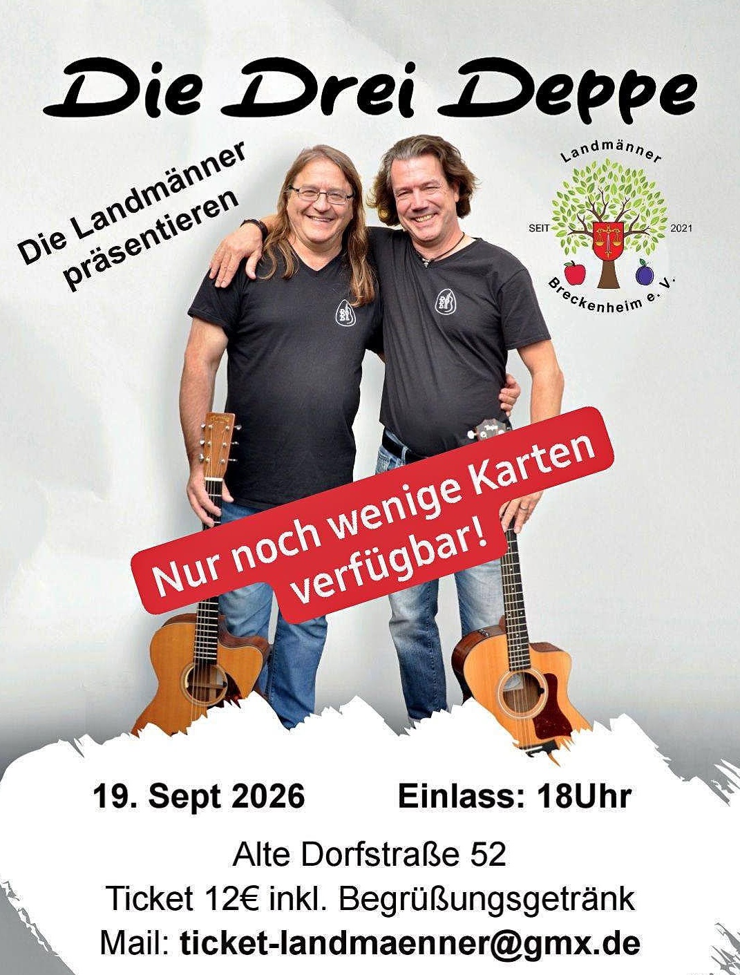 image from Konzert der Drei Deppen am 19. September